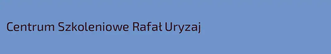 Centrum Szkoleniowe Rafał Uryzaj
